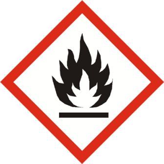 Danger signs for chemicals and cleaning agents