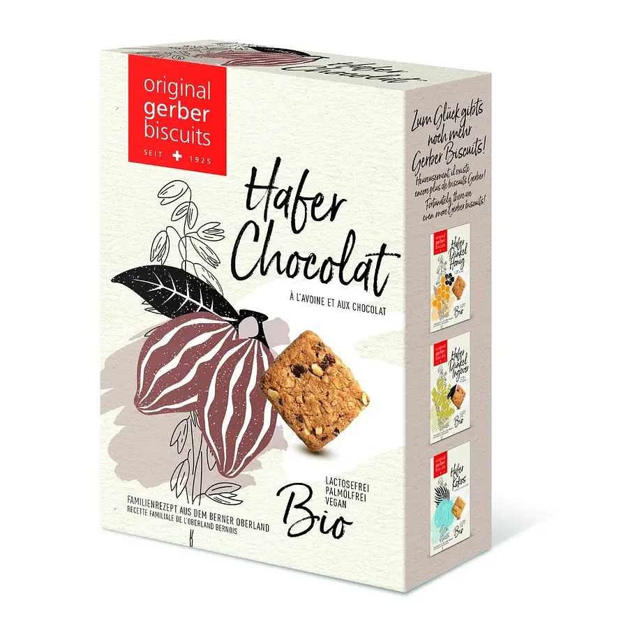Vollkorn Hafer Chocolat Bio