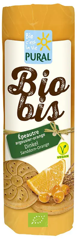Cookies Biobis Spelt Buckthorn-Orange Organic