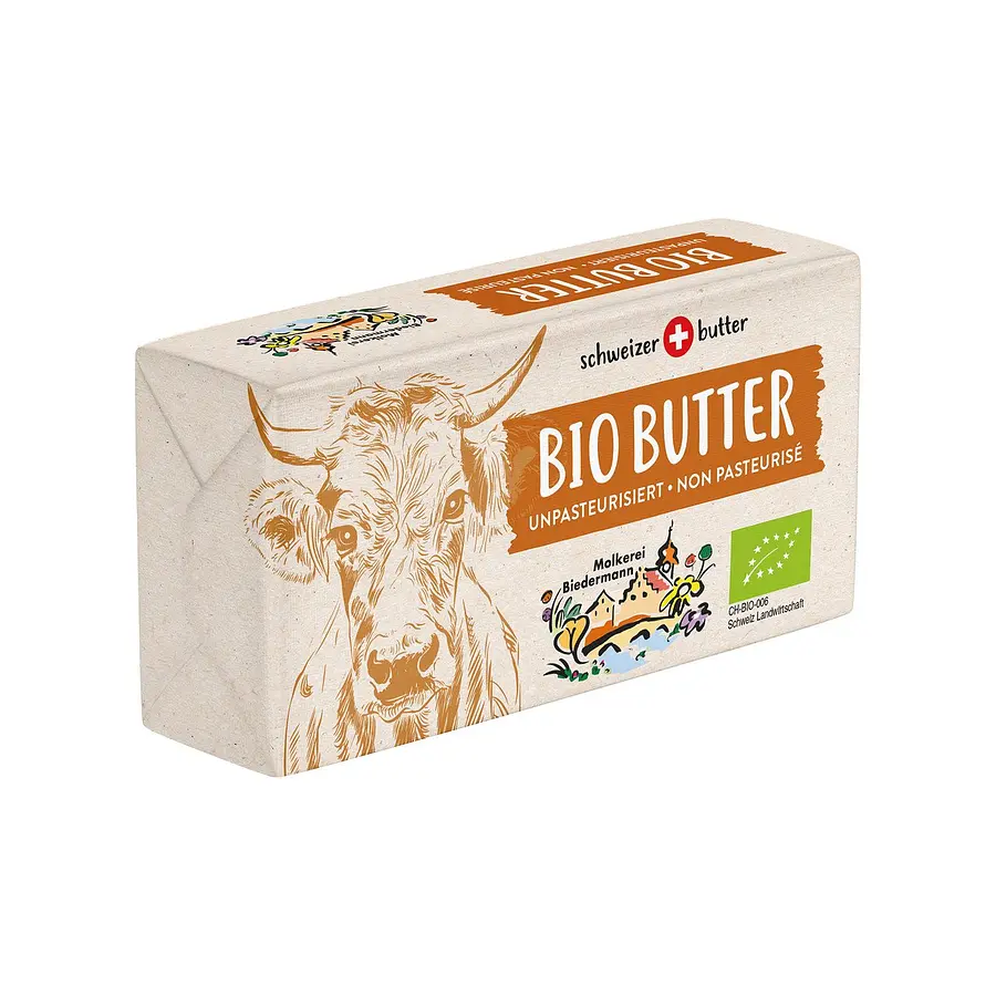 Butter unpasteurisiert Bio