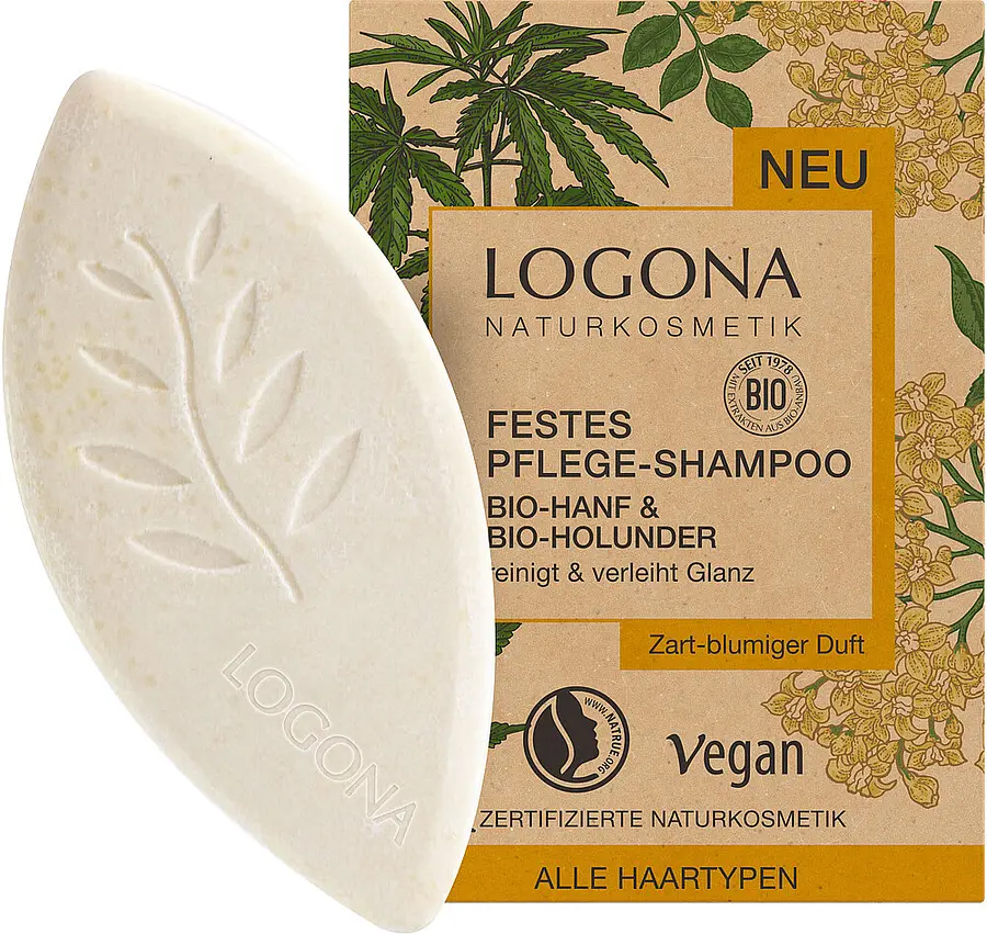 Festes Shampoo Bio-Hanf & Bio-Holunder