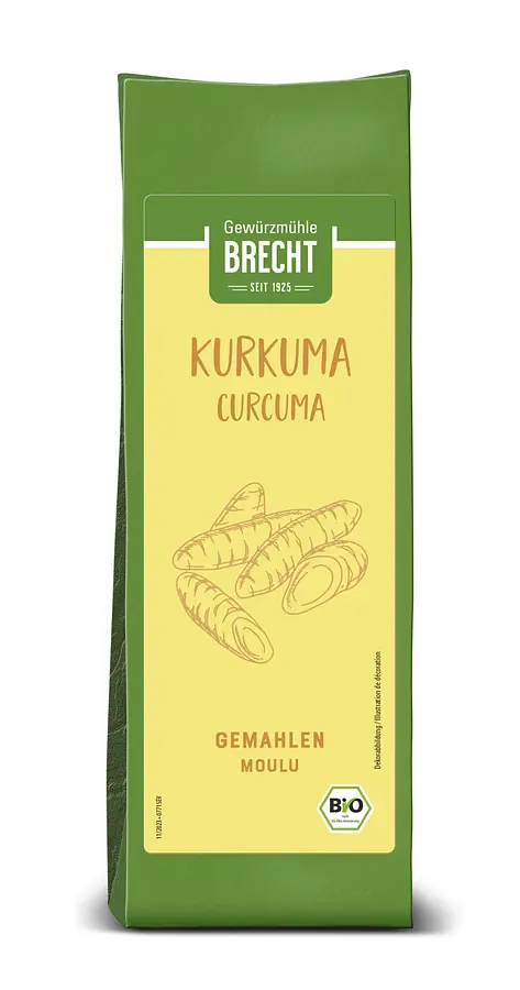 Kurkuma gemahlen Bio