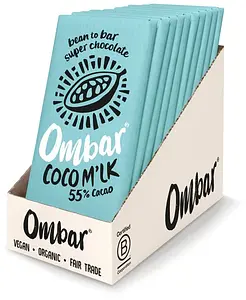 Mini Tablette Ombar Chocolat Crème de Coco Bio, 35 g