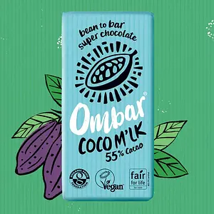 Mini Tablette Ombar Chocolat Crème de Coco Bio, 35 g
