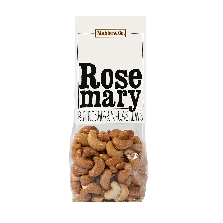 Rosmarin Cashews geröstet & gesalzen Bio