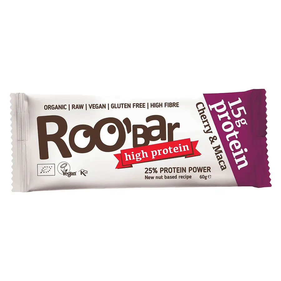 Protein Riegel Cherry & Maca Bio roh