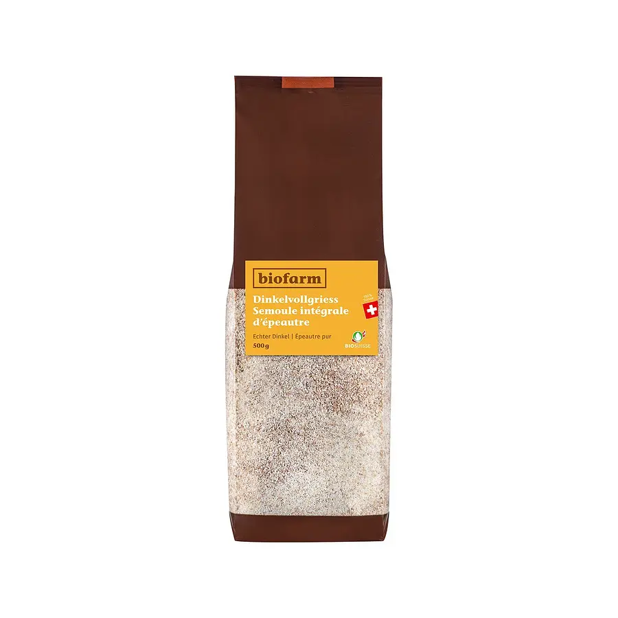 Dinkel-Vollgriess CHBio Knospe