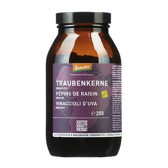 Traubenkerne gemahlen Demeter