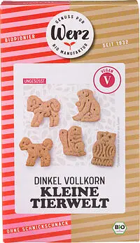 Dinkel Kleine Tierwelt Vollkornkekse ungesüsst Bio