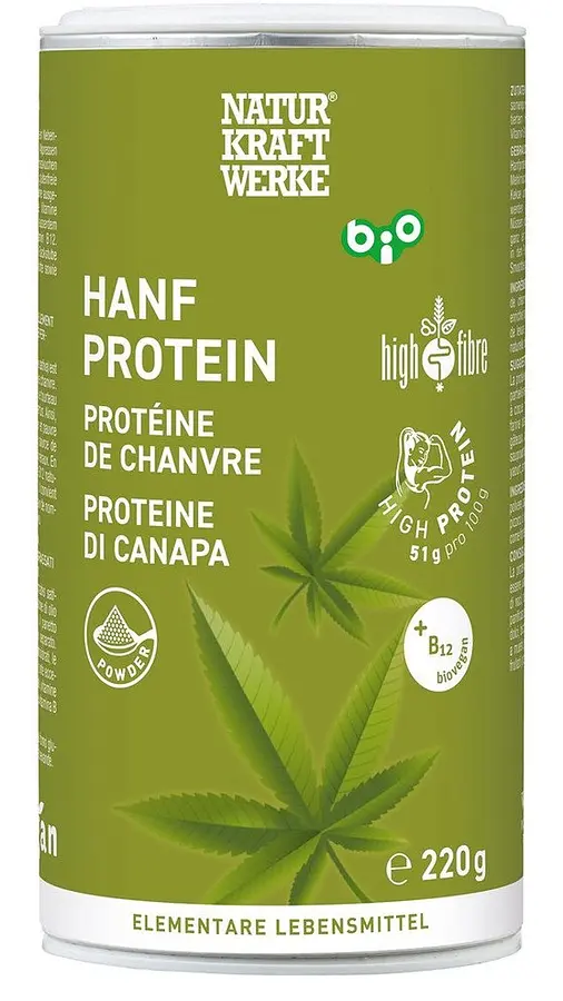 NKW Hanf Proteinpulver mit Vit. B12 Bio