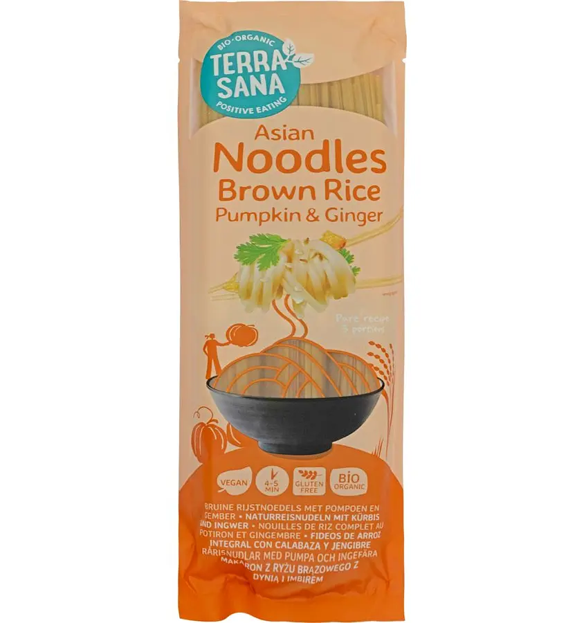 Brown Rice Noodles Pumpkin Ginger Bio