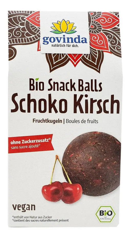 Snack Balls Schoko Kirsch Bio