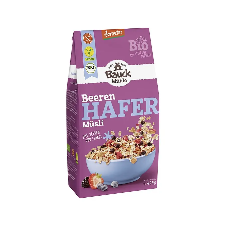 Müesli Hafer mit Beeren Bio