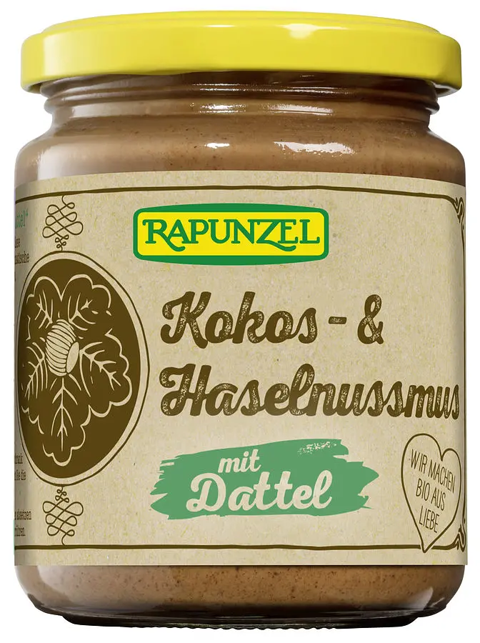 Kokos Haselnussmus mit Dattel Bio