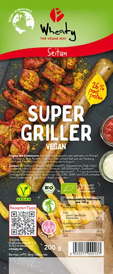 Super Griller Vegan Saucisse Bio