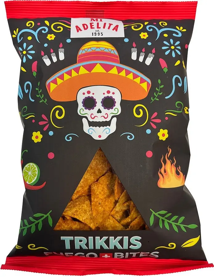 Trikkis Fuego Bites Tortilla Chips Organic