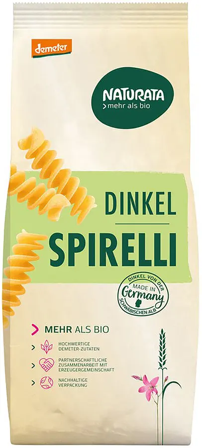 Spirelli à l'épeautre clair Demeter