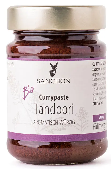 Curry Paste Tandoori Glutenfree Organic