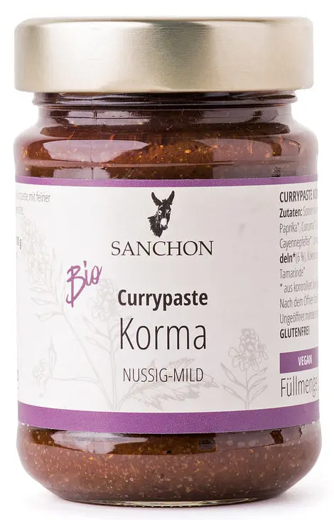 Curry Paste Korma Gluten Free Organic
