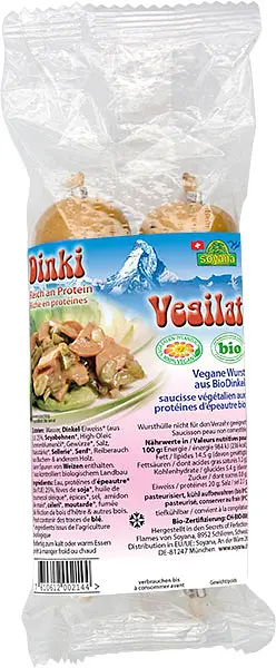 Dinki Sausage Vegilat Organic