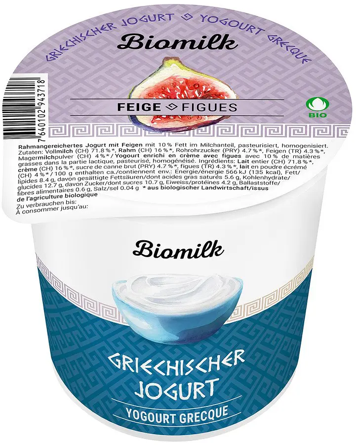Joghurt Feige griechische Art Bio