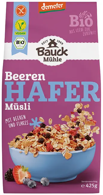 Oat Muesli with Berries Organic