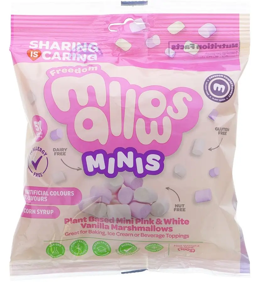 Pink & White Mini Marshmallows