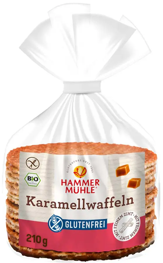 Karamellwaffeln Bio