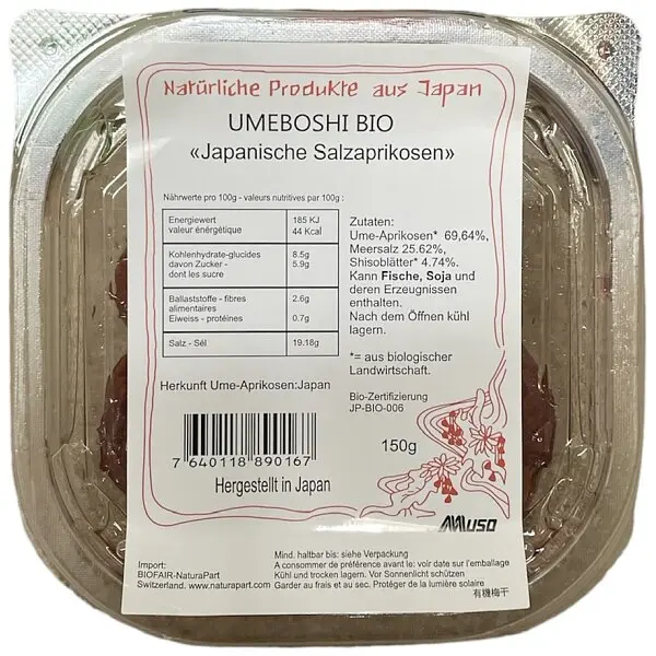 Umeboshi Japanese Salted Plum Organic