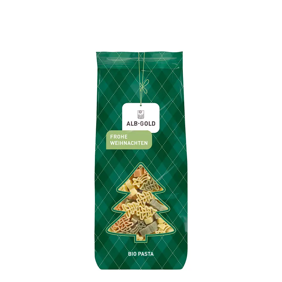 Weihnachtspasta Bunt Bio