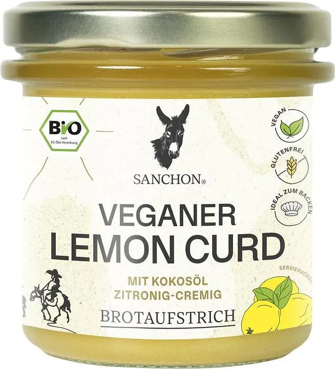Lemon Curd Fruit Spread Organic