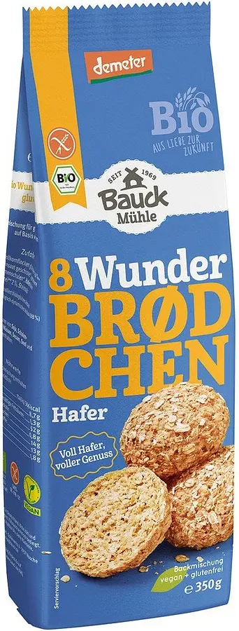 Wunderbrødchen Avoine sans gluten Demeter