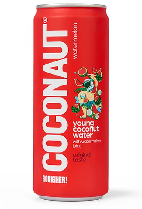 Coconaut Kokoswasser mit Wassermelonensaft