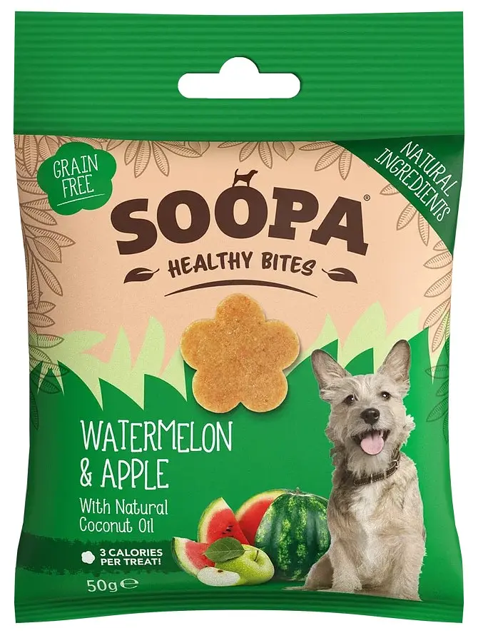 Hunde Leckerli Vegan Soopa Wassermelone & Apfel