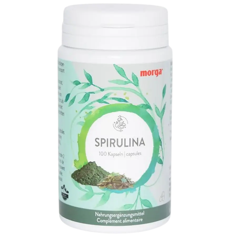 Spirulina capsules végétal