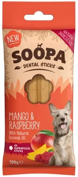 COPY OF Dog Dental Sticks Vegan Soopa Mango & Raspberry