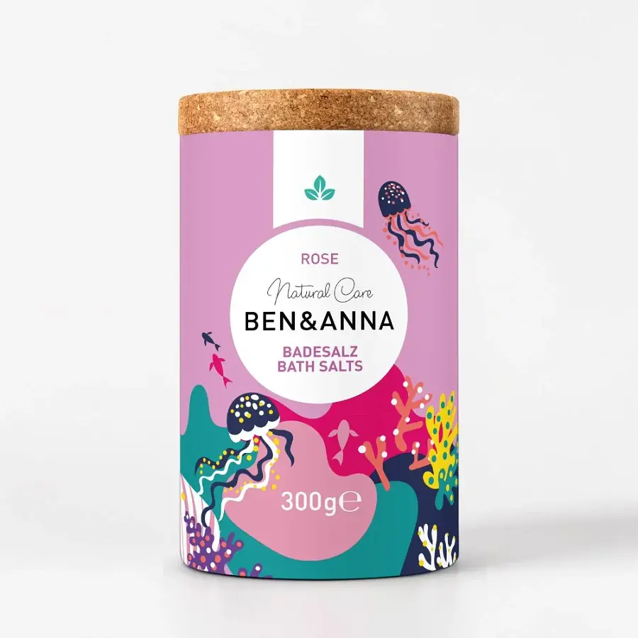 Sel de bain rose bio