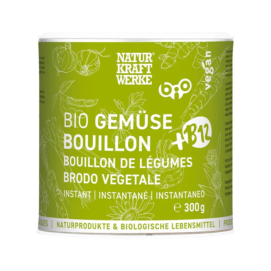 Vegetable Bouillon with B12 – Instant, Organic