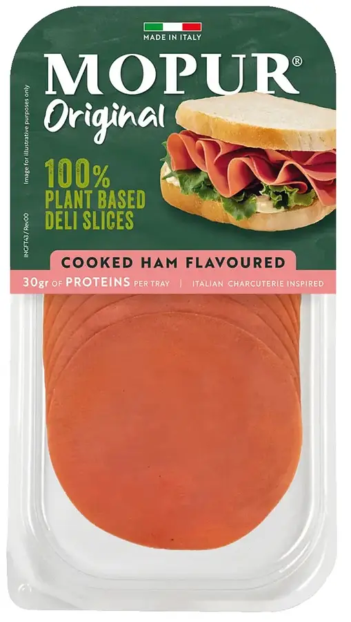 Tranches de Jambon Cuit Végétalien Mopur®