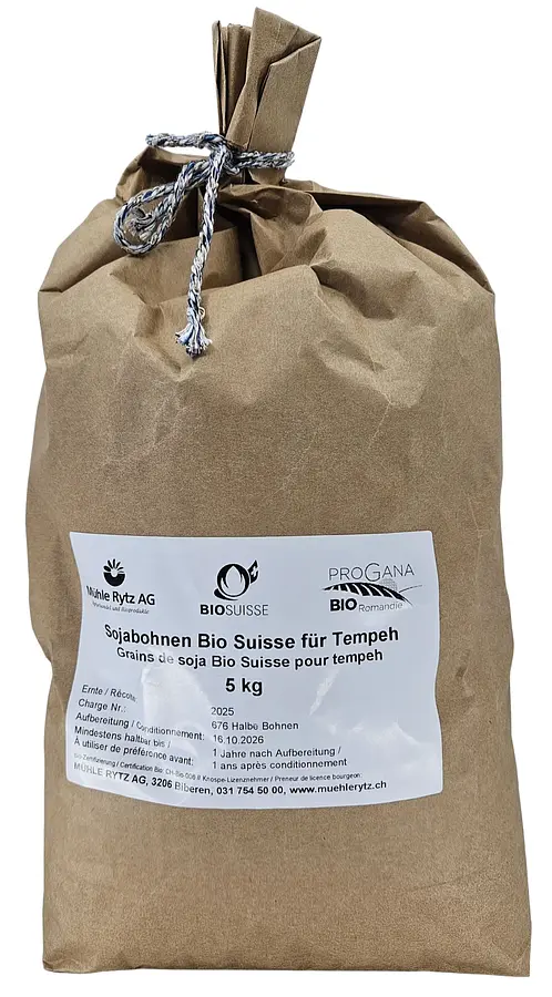 Sojabohnen gelb, geschält und halbiert Bio Suisse