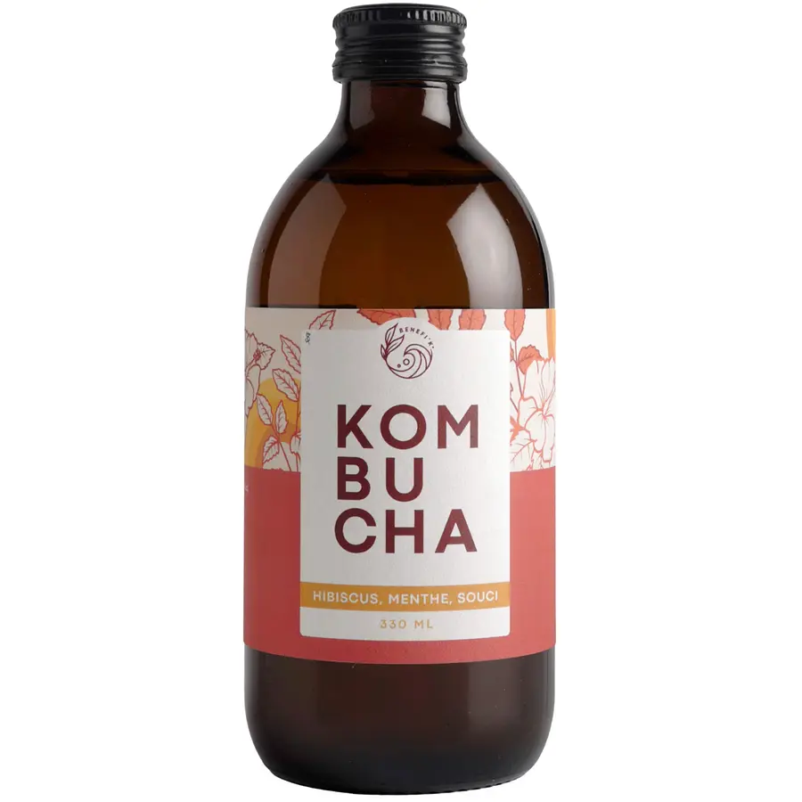 Kombucha Hibiskus, Minze & Ringelblume Bio