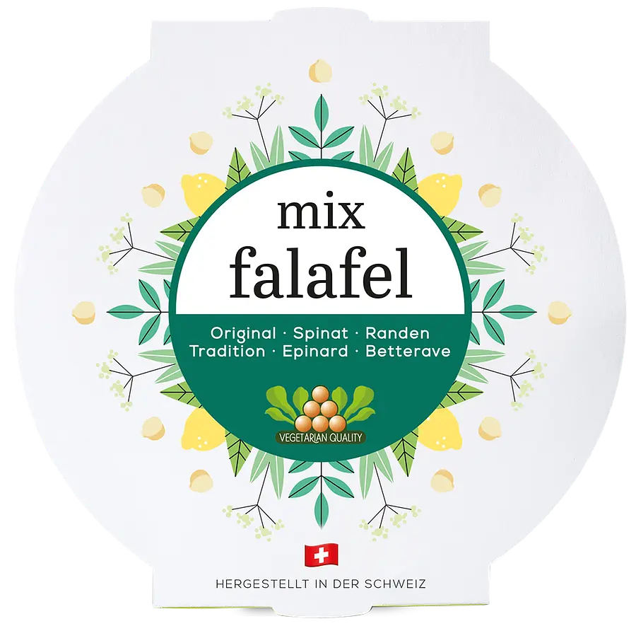 Mélange de Falafels (Original, Épinards & Betterave)