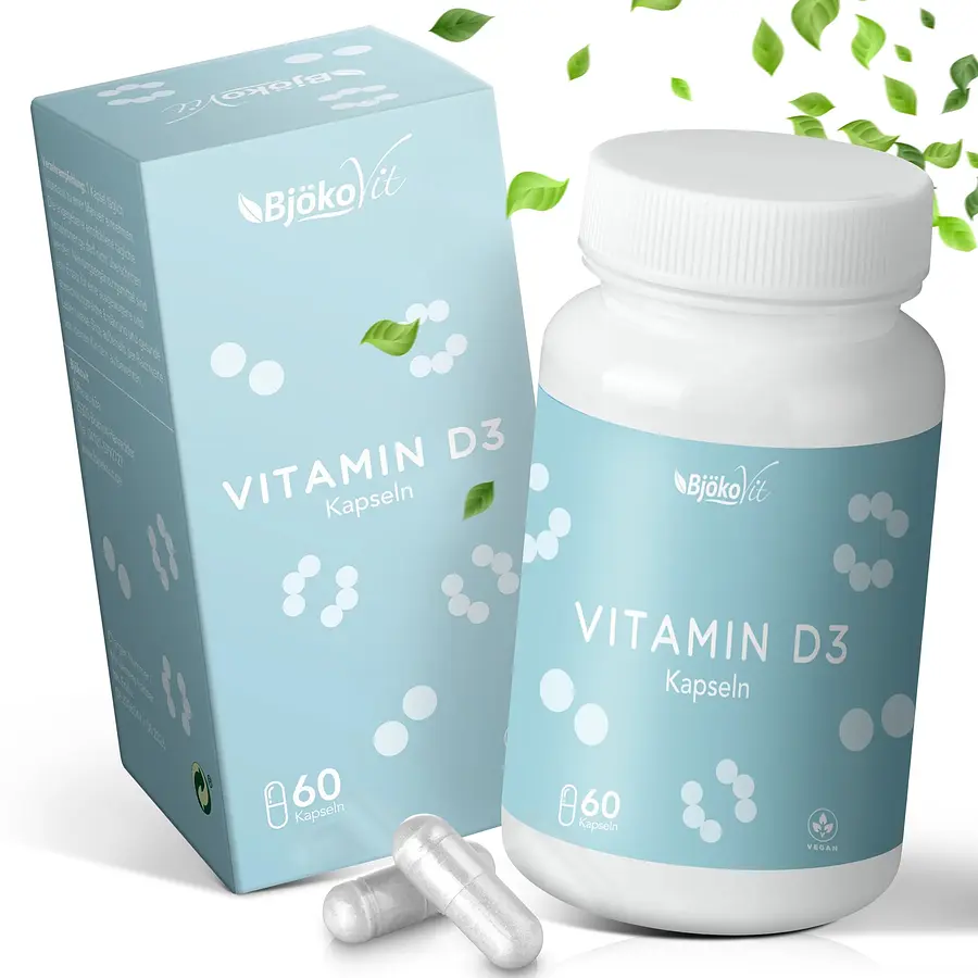 Vitamin D3 60 2000IU Vegan, 60 Capsules