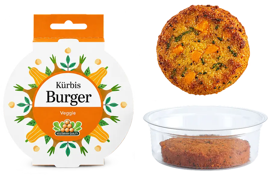 Burger pumpkin