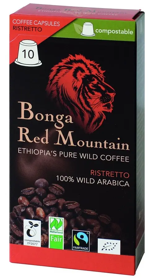 Coffee Wild Coffee Bonga Capsules Ristretto compostable organic