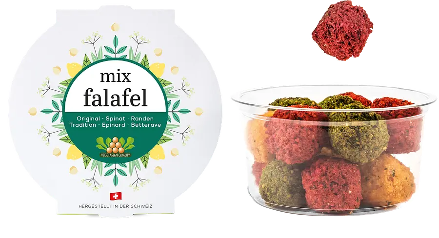 Mélange de Falafels (Original, Épinards & Betterave)