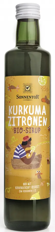 Sirop de curcuma et de citron Bio
