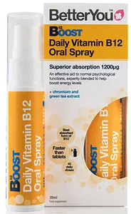 B12 Boost Oral Spray Methyl Vegan 1200µg, 25 ml