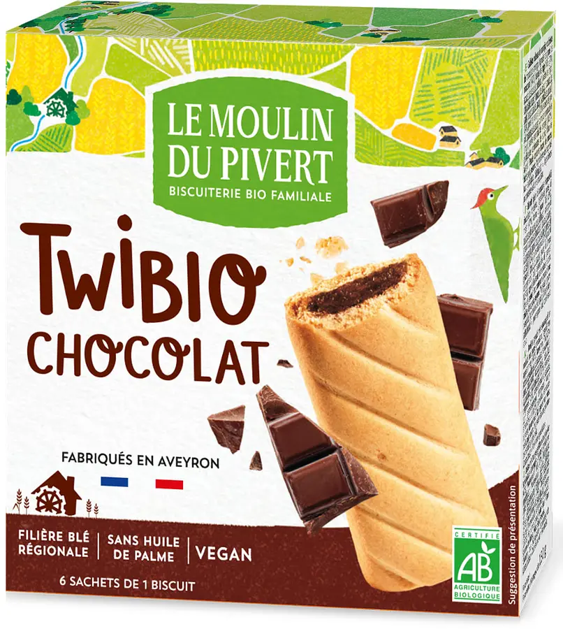 Twibio Biscuits Chocolat Bio