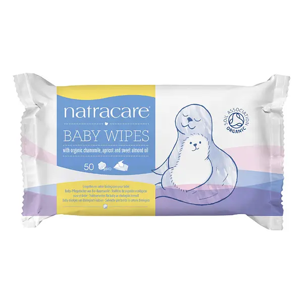 Organic Baby Wipes, 50 pcs